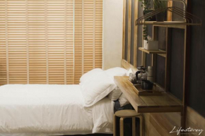 Stylish Japandi Minimalist Studio with a View